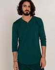 ZEUS COTTON HENLEY SHIRT