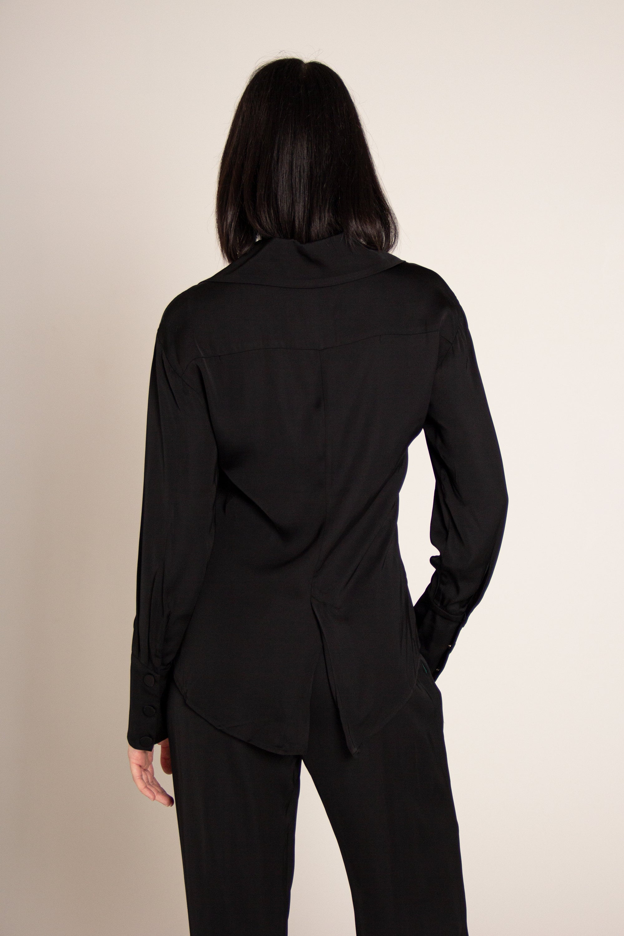 GAIA SILK PANT WITH TASSEL DRAWSTRING