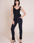 PANTHERA COTTON JOGGER WITH FAUX FUR TRIM