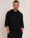 FALCON FRENCH TERRY HOODED T-SHIRT