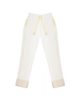 PANTHERA COTTON JOGGER WITH FAUX FUR TRIM