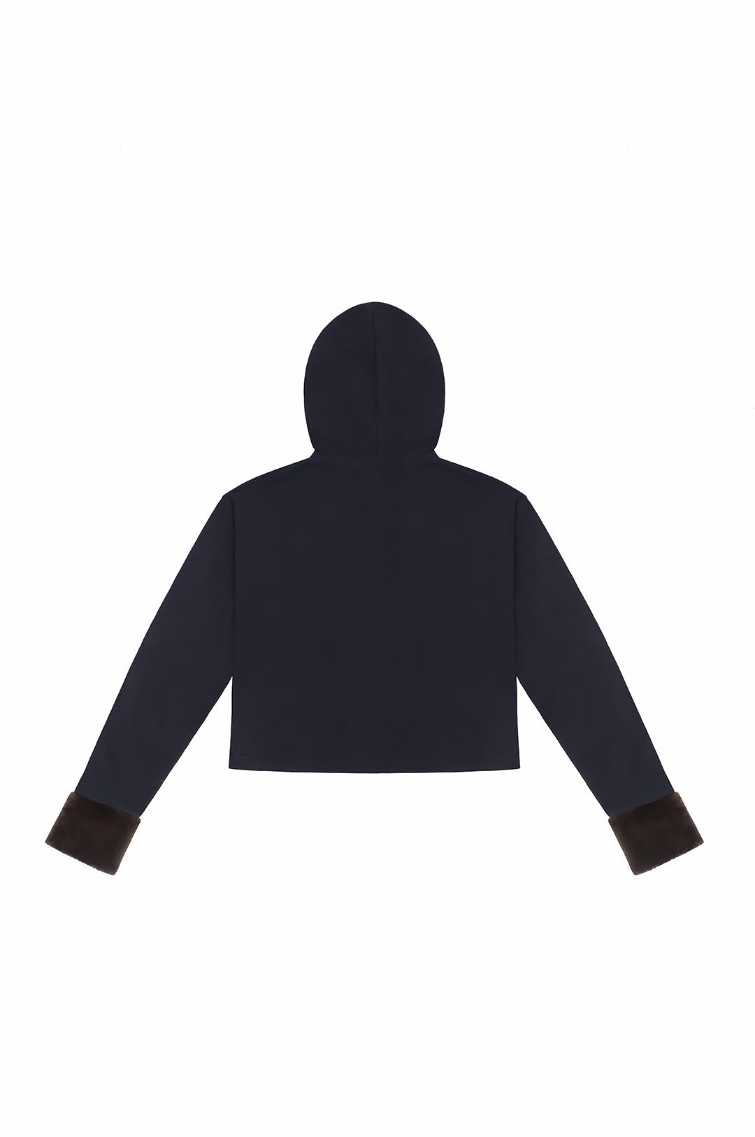 PANTHERA HOODIE WITH FAUX FUR DETAIL