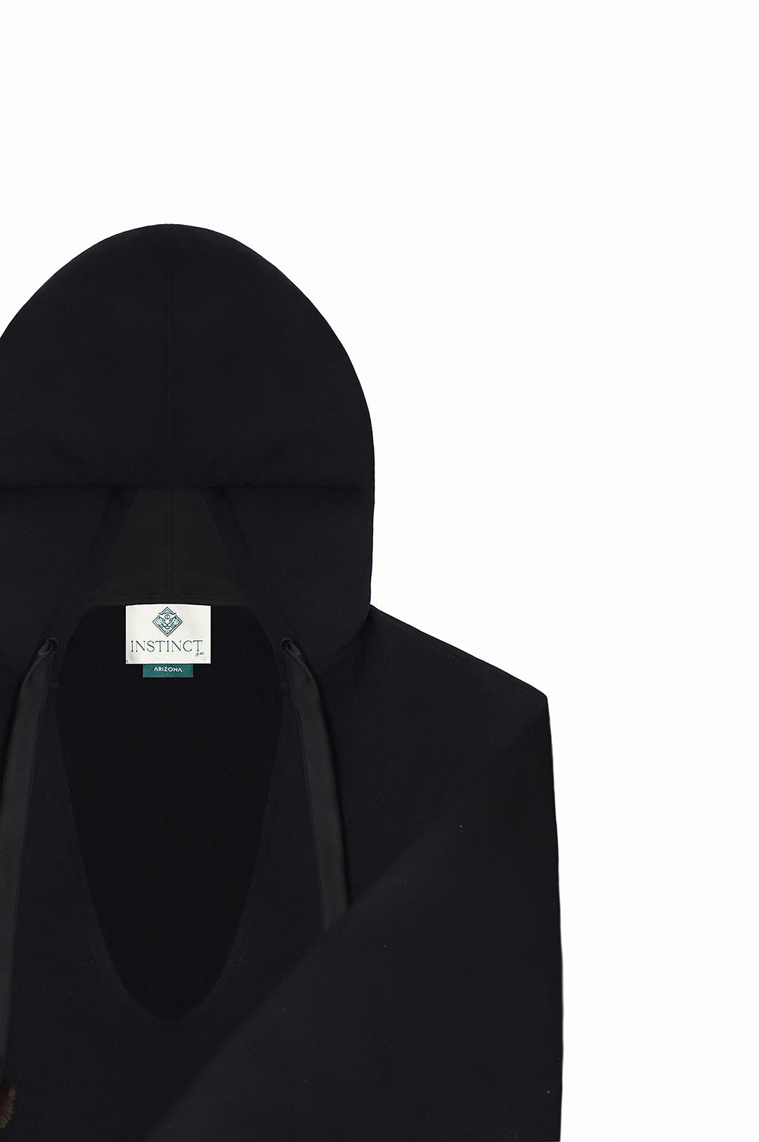 PANTHERA HOODIE WITH FAUX FUR DETAIL