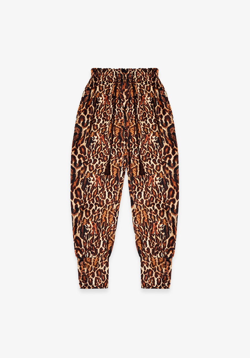 GAIA SILK PANT WITH TASSEL DRAWSTRING