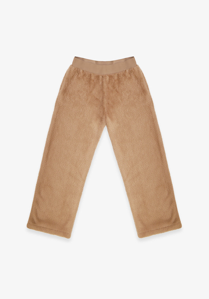 ANANDA Straight-Leg Plush Trousers